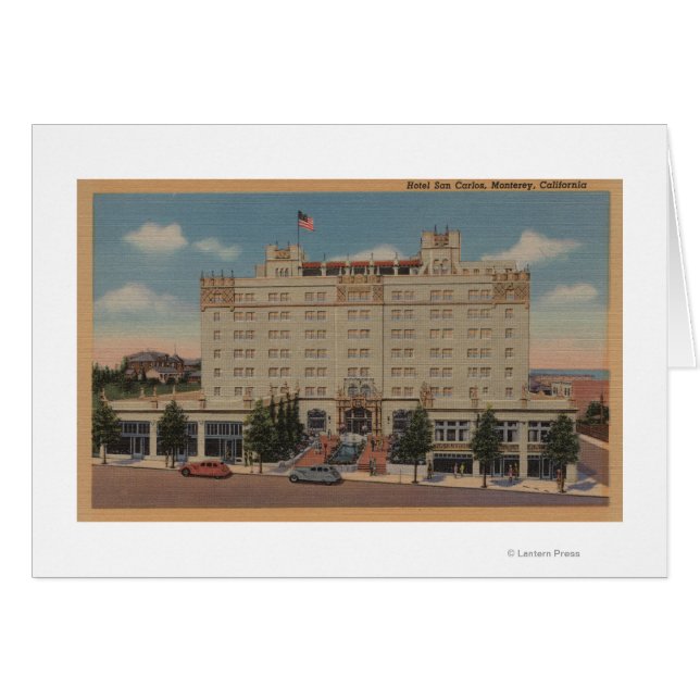 Monterey, CA - Hotel San Carlos View (Front Horizontal)