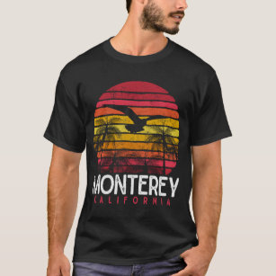 Monterey California CA Beach Vintage 90s Retro 80s T-Shirt