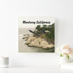 Monterey California Square Wall Clock