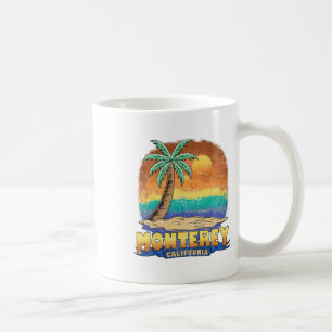 Monterey California Vintage Distressed Souvenir Coffee Mug