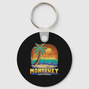 Monterey California Vintage Distressed Souvenir  Key Ring