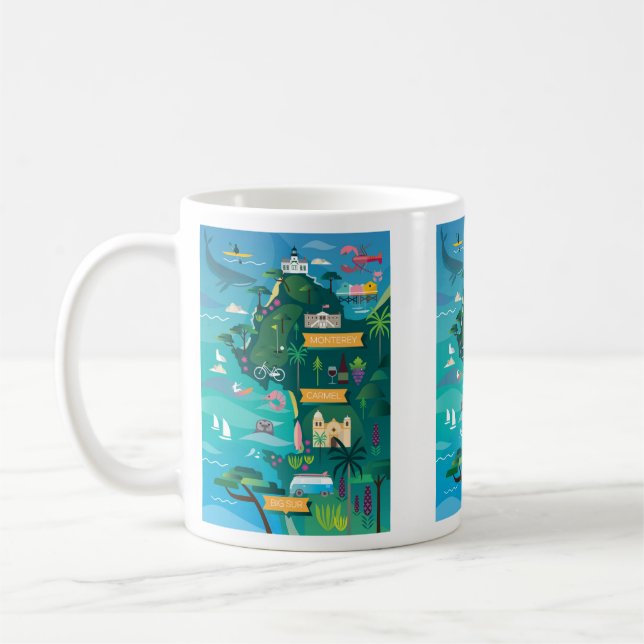 Monterey + Carmel Mug (Left)