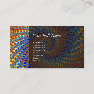 Monterey Fractal Art Business Card