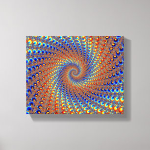 Monterey Fractal Art Canvas Print