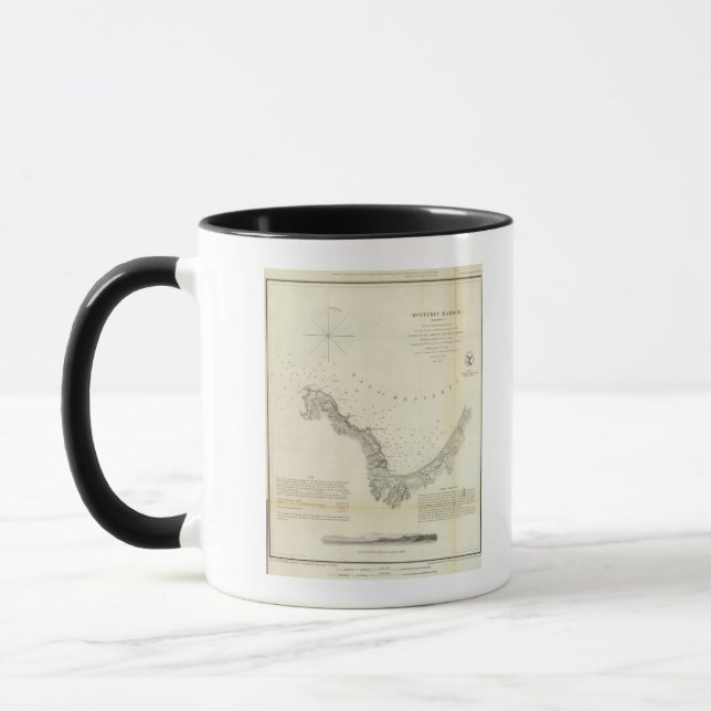 Monterey Harbour, Calif Mug (Left)