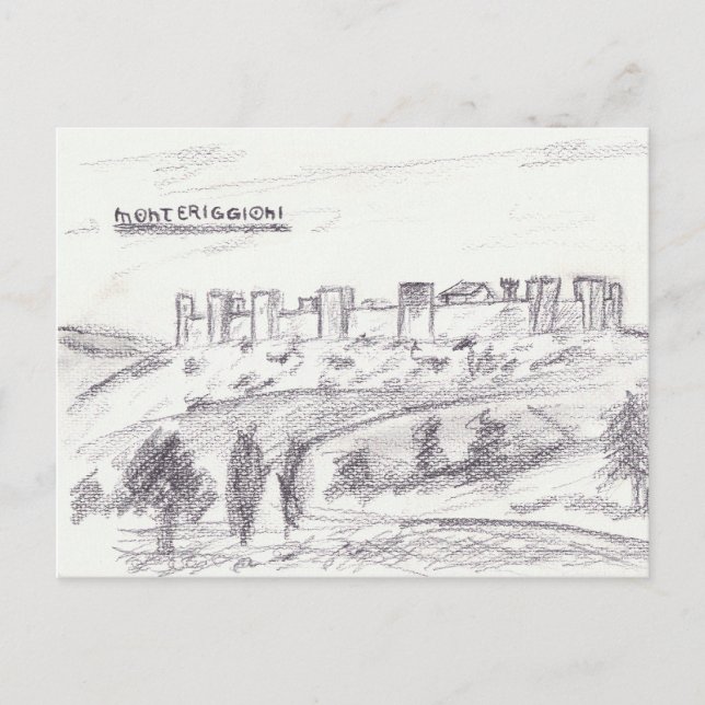 Monteriggioni Postcard (Front)