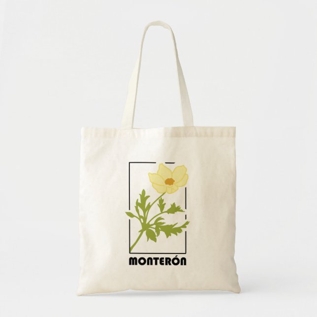 Monteron flower printed fabric bag (Front)
