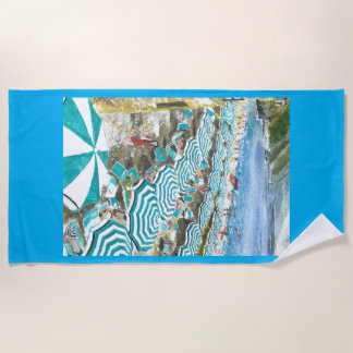 Monterosso al Mare, Italy Beach Towel