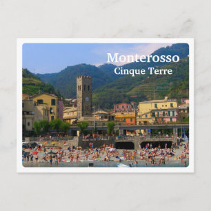 MONTEROSSO - Cinque Terre - Europe - Italy - BEACH Postcard