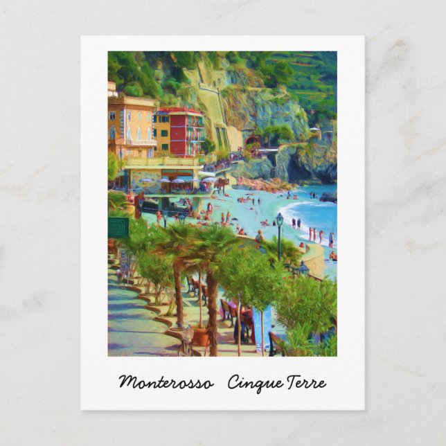Monterosso, Cinque Terre, Italy Postcard (Front)