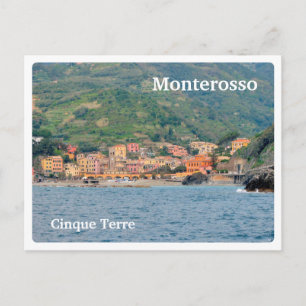 MONTEROSSO - Italy CINQUE TERRE - views from see - Postcard