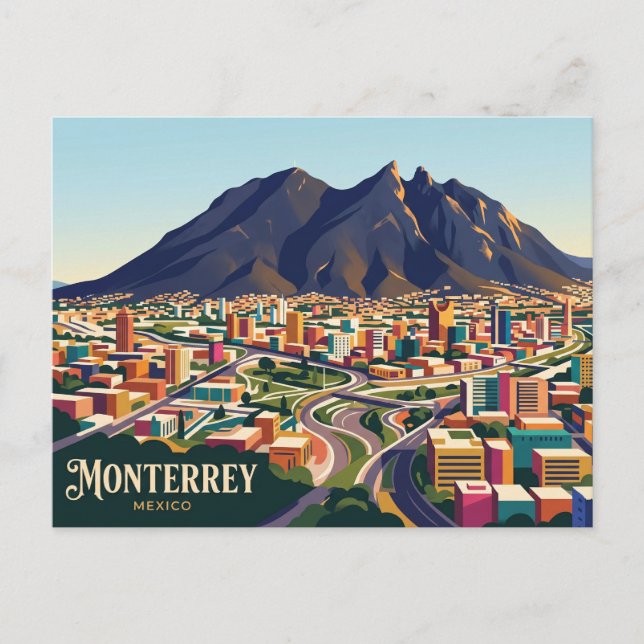 Monterrey Mexico Postcard (Front)