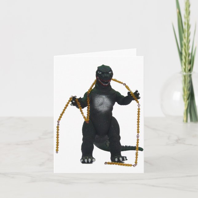 Montessaurus & Hundred Chain Note Card (Front)