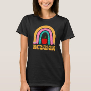 Montessori Guide Rainbow Pencil Back To School App T-Shirt