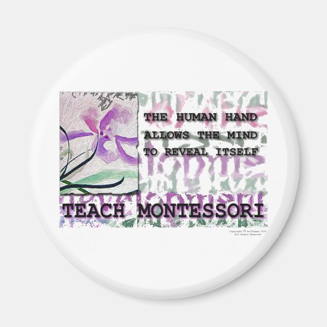 Montessori Iris Magnet (Front)