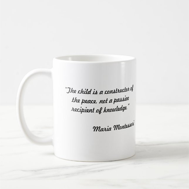 Montessori World Peace Mug (Left)