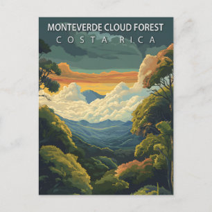 Monteverde Cloud Forest Costa Rica Vintage Postcard