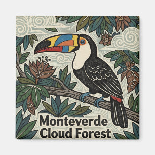Monteverde Cloud Forest Toucan Costa Rica Magnet