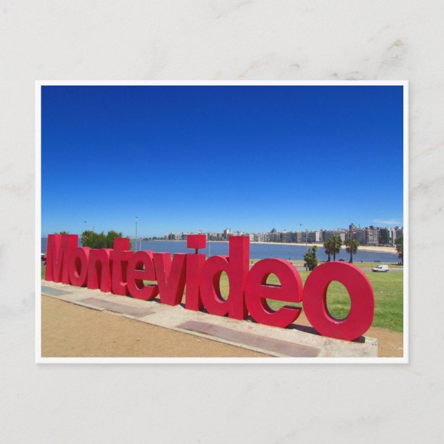 montevideo bright postcard (Front)