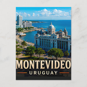 Montevideo Coastal Elegance and Uruguayan Charm Postcard