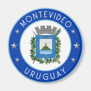 Montevideo Coat Of Arms Magnet