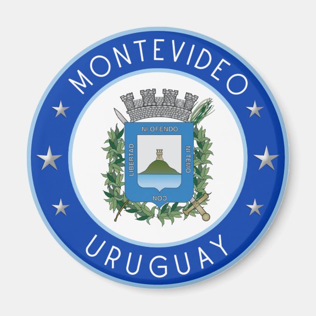 Montevideo Coat Of Arms Magnet (Front)