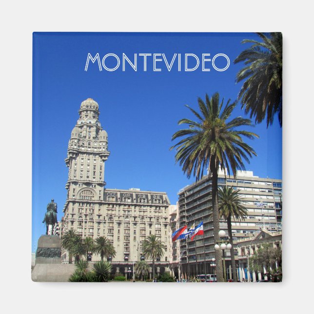 montevideo independencia plaza magnet (Front)