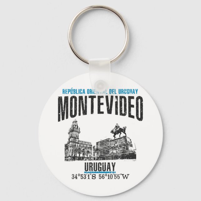 Montevideo Key Ring (Front)