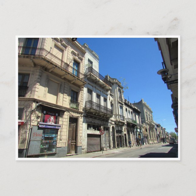 montevideo streets postcard (Front)