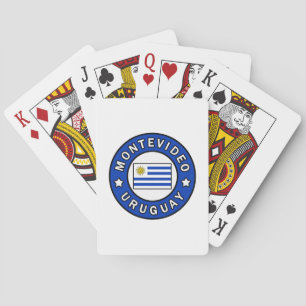 Montevideo Uruguay Playing Cards