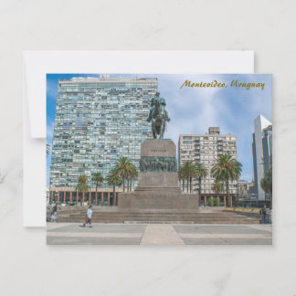 Montevideo, Uruguay, Plaza Independencia Postcard
