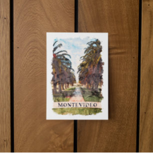 Montevideo Uruguay South America Travel Postcard