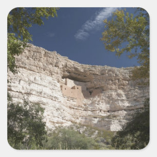 Montezuma Castle National Monument, Arizona 2 Square Sticker