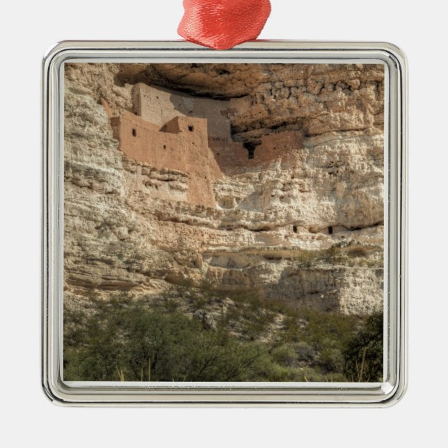 Montezuma Castle National Monument, Arizona Metal Tree Decoration (Front)
