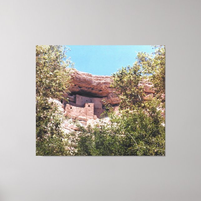 Montezuma Castle National Monument AZ Photo Design Canvas Print (Front)