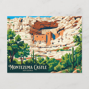 Montezuma Castle National Monument USA Postcard