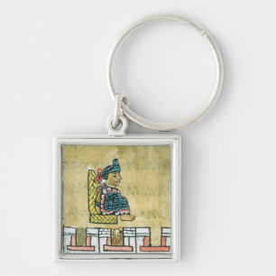Montezuma II , from the 'Florentine Codex' Key Ring