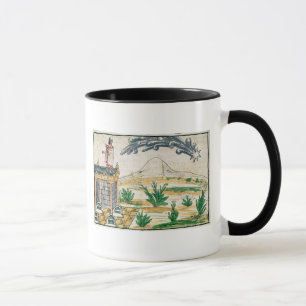 Montezuma II watching a comet, 1579 Mug