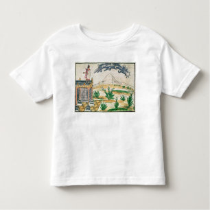 Montezuma II  watching a comet, 1579 Toddler T-Shirt