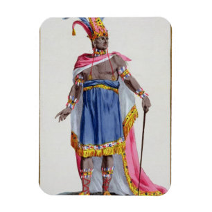 Montezuma, the Emperor of Mexico (1466-1520) 1780 Magnet