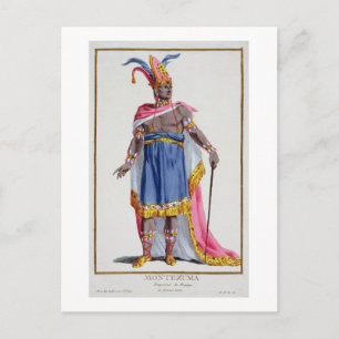 Montezuma, the Emperor of Mexico (1466-1520) 1780 Postcard