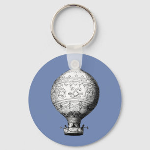 Montgolfier Vintage Hot Air Balloon Key Ring