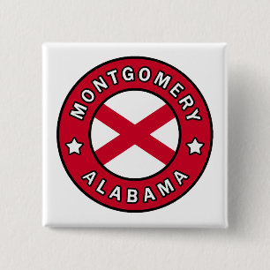 Montgomery Alabama 15 Cm Square Badge