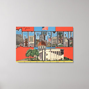 Montgomery, Alabama (Capital Bldg) Canvas Print