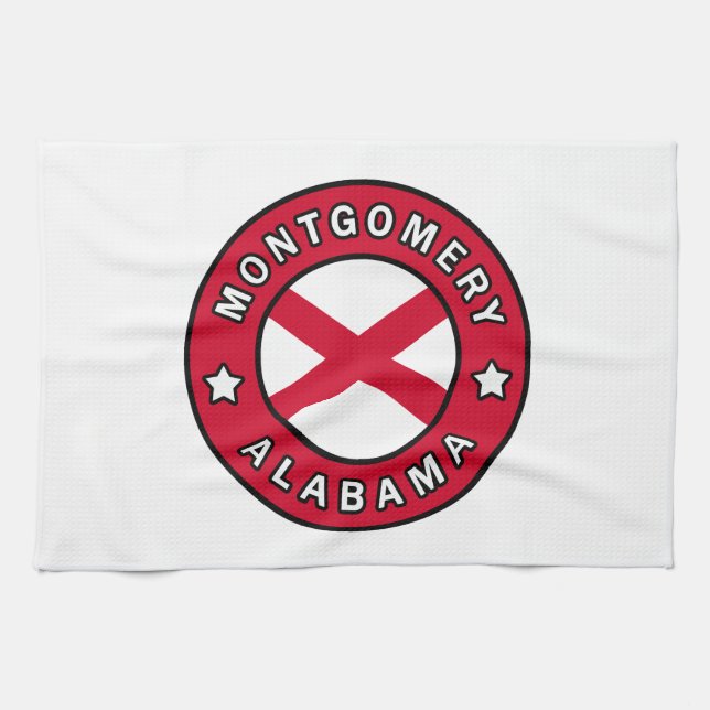 Montgomery Alabama Tea Towel (Horizontal)