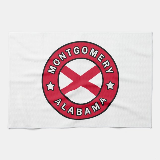 Montgomery Alabama Tea Towel (Horizontal)