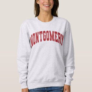 Montgomery Alabama Vintage College Style Sweatshirt