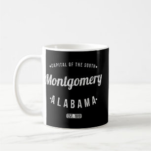 Montgomery Alabama Vintage Minimalist Souvenir AL Coffee Mug