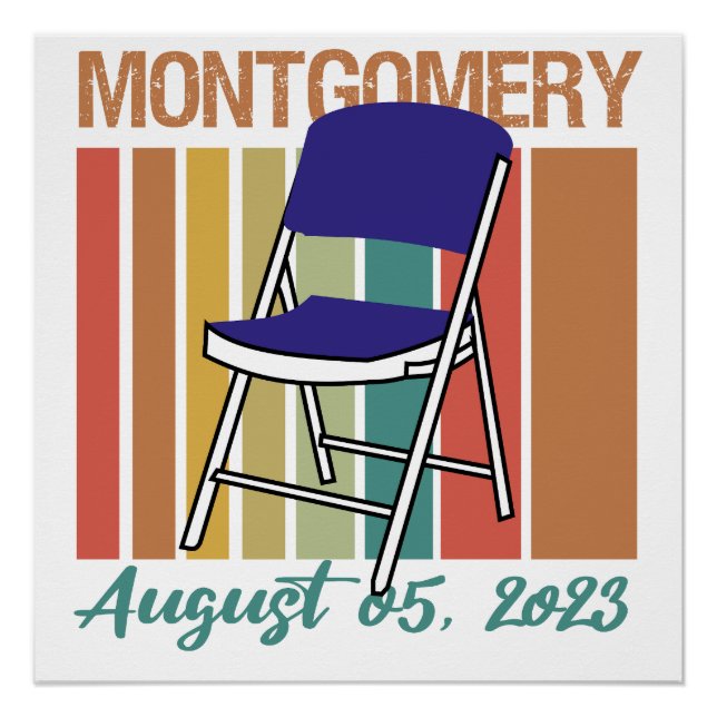 Montgomery Brawl Folding Chair August 5 2023 Poster (Front)