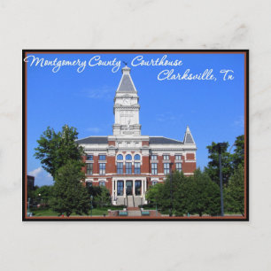 Montgomery County Courthouse - Clarksville, TN Postcard